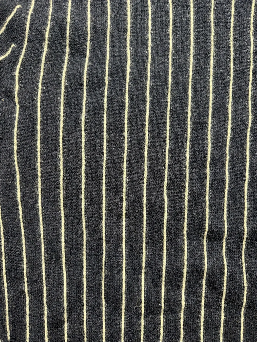 Scotch & Soda Navy and White Vertical-Stripe Crewneck Sweater